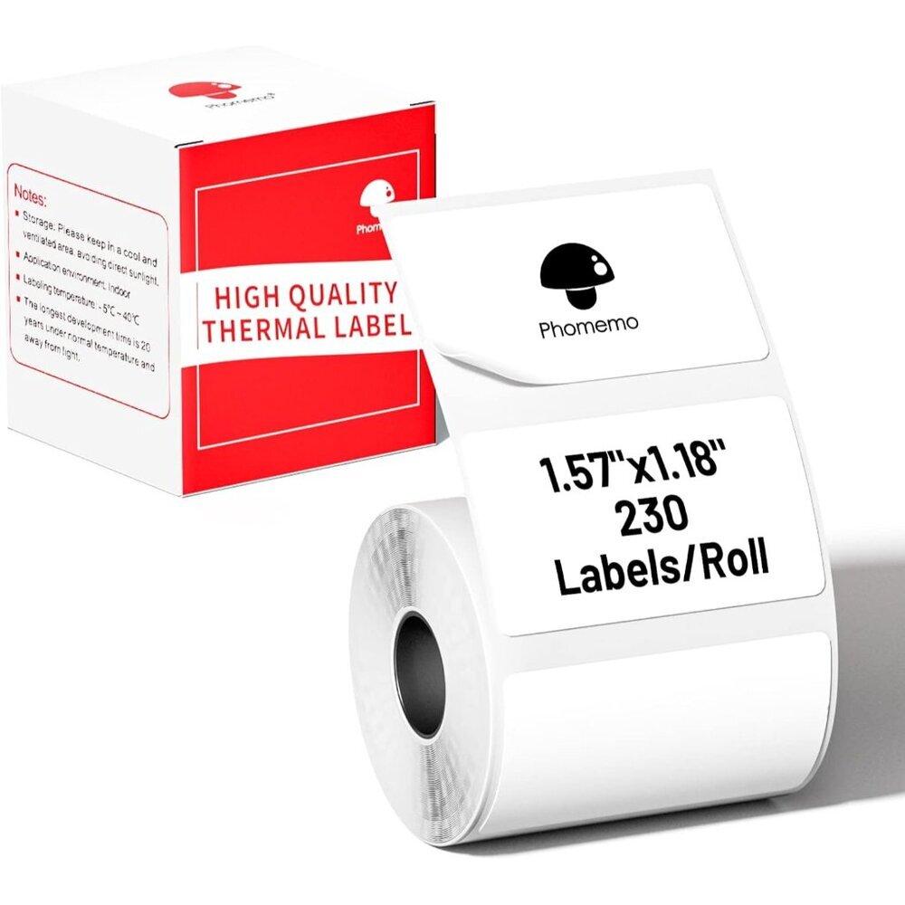 Thermal Labels-for M110/M100/M220/M221/M108,1.57"x1.18"40x30mm,Name Labels for K